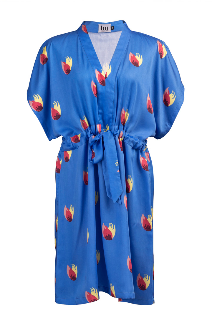 Robe kimono de créateur pour femme